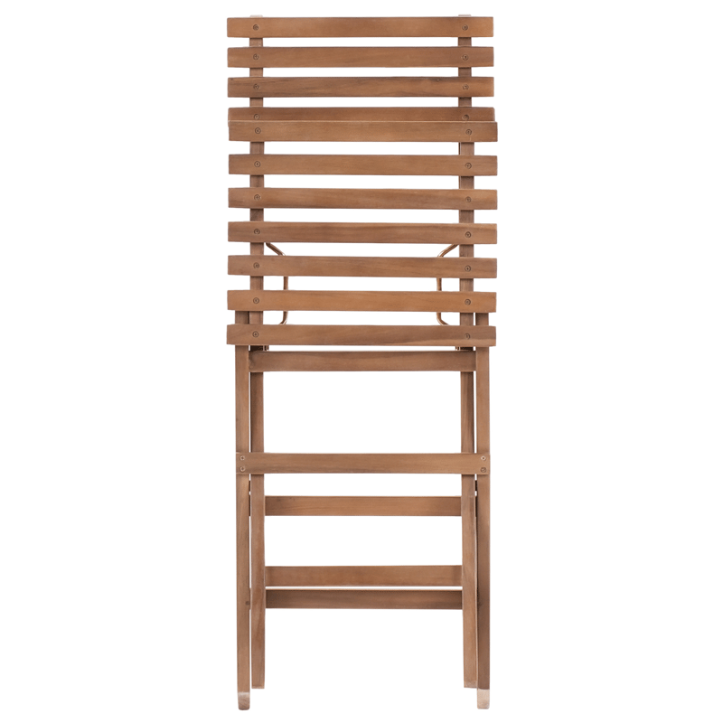 Caféset utomhus Fällbar Solarolo Akaciaträ - Brun - Utemöbler & utemiljö - Utegrupp - Cafegrupp & cafeset