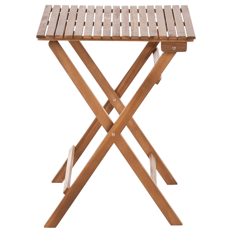 Caféset utomhus Fällbar Solarolo Akaciaträ - Brun - Utemöbler & utemiljö - Utegrupp - Cafegrupp & cafeset