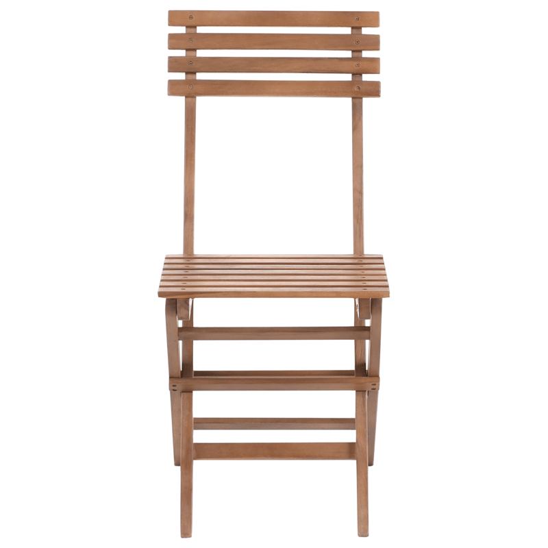 Caféset utomhus Fällbar Solarolo Akaciaträ - Brun - Utemöbler & utemiljö - Utegrupp - Cafegrupp & cafeset