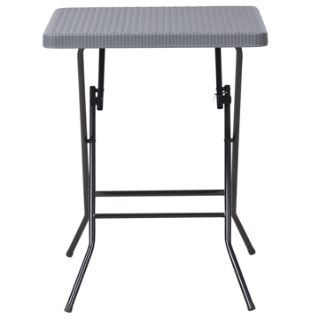 Caféset utomhus Fällbar Trappeto - Grå/Svart - Utemöbler & utemiljö - Utegrupp - Cafegrupp & cafeset