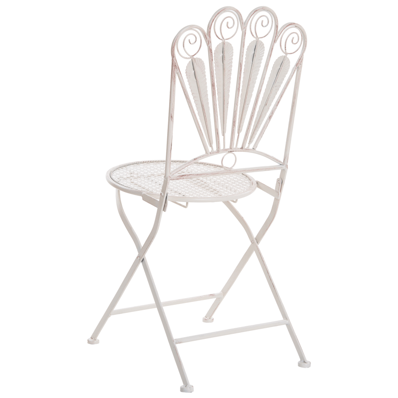 Caféset utomhus med Bänk Pavia Järn - Vit - Utemöbler & utemiljö - Utegrupp - Cafegrupp & cafeset