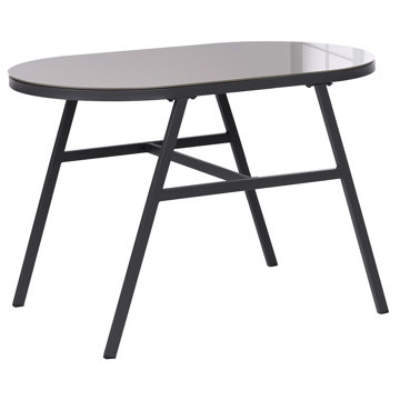 Caféset utomhus Muros Stål - Grå/Beige - Utemöbler & utemiljö - Utegrupp - Cafegrupp & cafeset