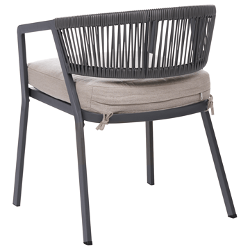 Caféset utomhus Muros Stål - Grå/Beige - Utemöbler & utemiljö - Utegrupp - Cafegrupp & cafeset