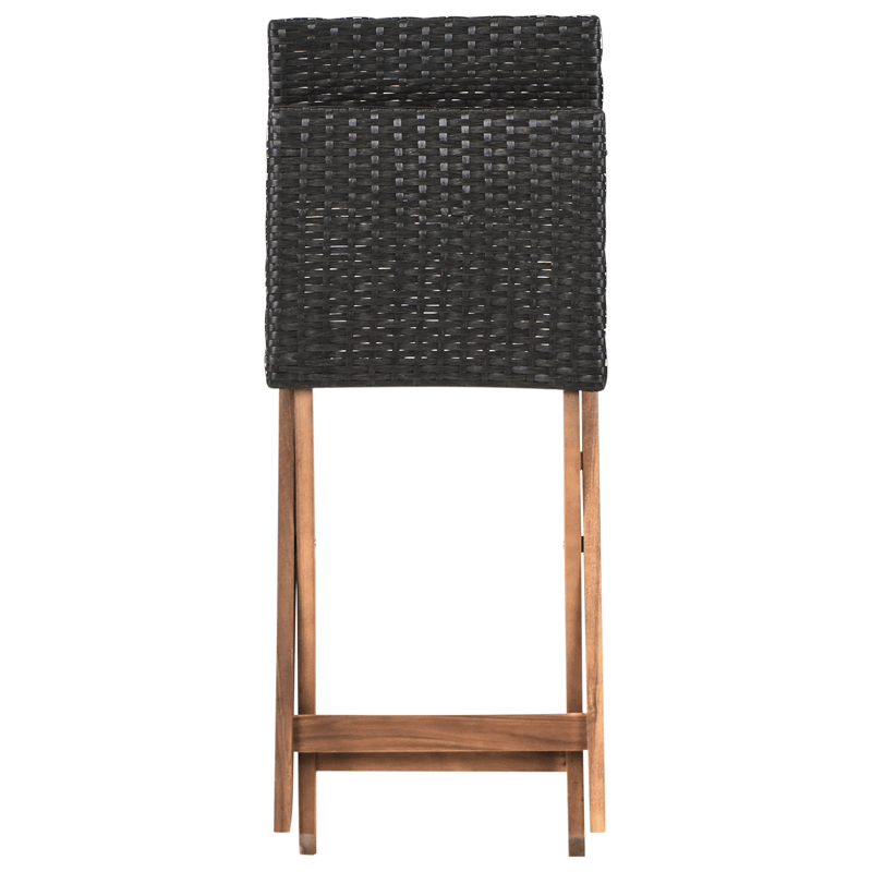 Caféset utomhus Rivarotta Akaciaträ - Brun/Svart - Utemöbler & utemiljö - Utegrupp - Cafegrupp & cafeset