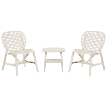 Caféset utomhus Sicelle - Vit - Utemöbler & utemiljö - Utegrupp - Cafegrupp & cafeset