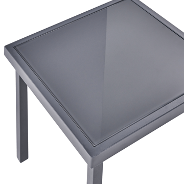 Caféset utomhus Tavoleto Stål - Grå - Utemöbler & utemiljö - Utegrupp - Cafegrupp & cafeset