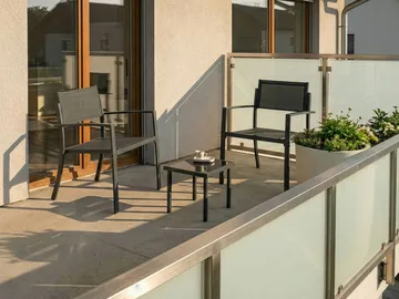 Caféset utomhus Tavoleto Stål - Mörkgrå - Utemöbler & utemiljö - Utegrupp - Cafegrupp & cafeset