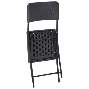 Caféset utomhus Trappeto - Svart - Utemöbler & utemiljö - Utegrupp - Cafegrupp & cafeset