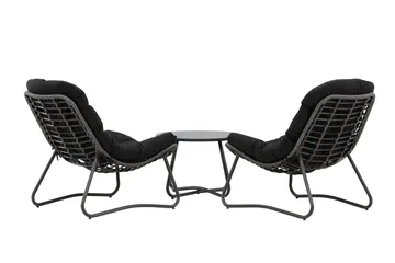 Cala Soffgrupp Utomhus 2-sits - Svart - Utemöbler & utemiljö - Utegrupp - Soffgrupp utomhus