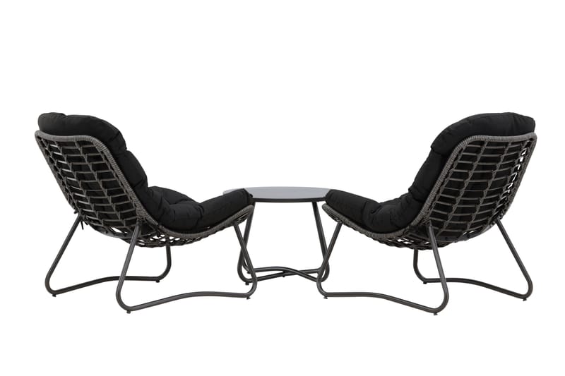 Cala Soffgrupp Utomhus 2-sits - Svart - Utemöbler & utemiljö - Utegrupp - Soffgrupp utomhus