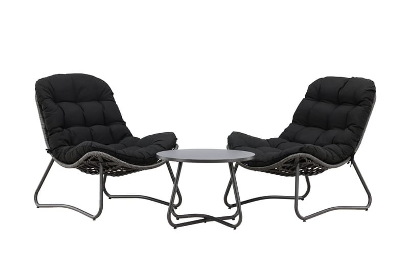 Cala Soffgrupp Utomhus 2-sits, Svart