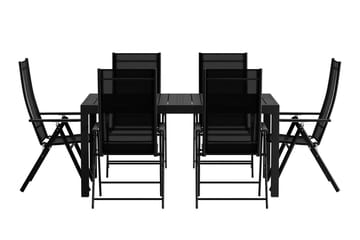 Capo Matbord Utomhus 100x160 cm med 6 Levanzo Karmstol - Utemöbler & utemiljö - Utegrupp - Matgrupp utomhus