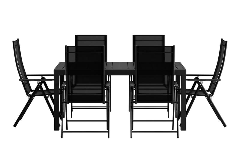 Capo Matbord Utomhus 100x160 cm med 6 Levanzo Karmstol - Utemöbler & utemiljö - Utegrupp - Matgrupp utomhus