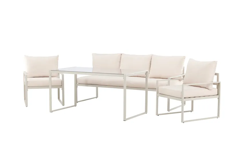 Catania Soffgrupp Utomhus 5-sits - Beige - Utemöbler & utemiljö - Utegrupp - Soffgrupp utomhus