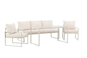 Catania Soffgrupp Utomhus 5-sits - Beige - Utemöbler & utemiljö - Utegrupp - Soffgrupp utomhus