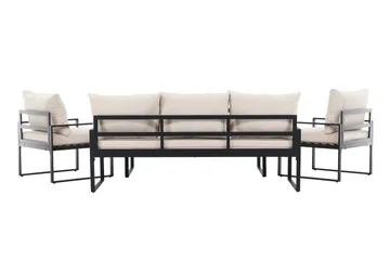 Catania Soffgrupp Utomhus 5-sits - Svart - Utemöbler & utemiljö - Utegrupp - Soffgrupp utomhus