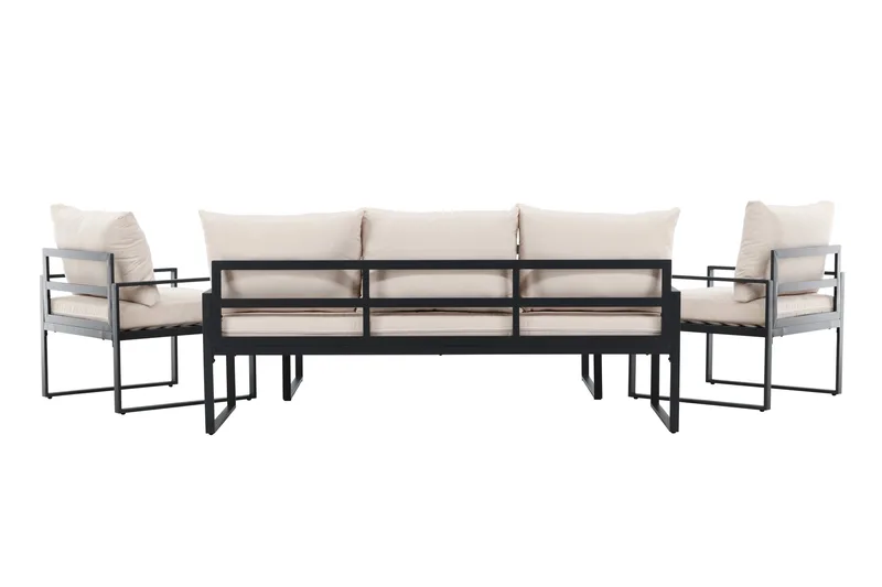 Catania Soffgrupp Utomhus 5-sits - Svart - Utemöbler & utemiljö - Utegrupp - Soffgrupp utomhus