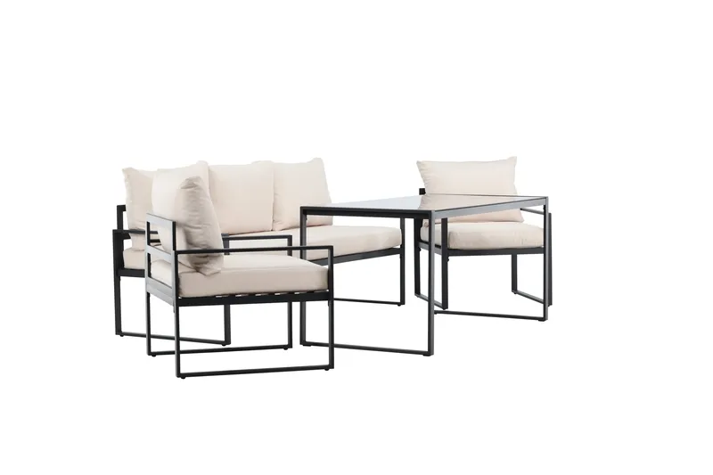 Catania Soffgrupp Utomhus 5-sits - Svart - Utemöbler & utemiljö - Utegrupp - Soffgrupp utomhus