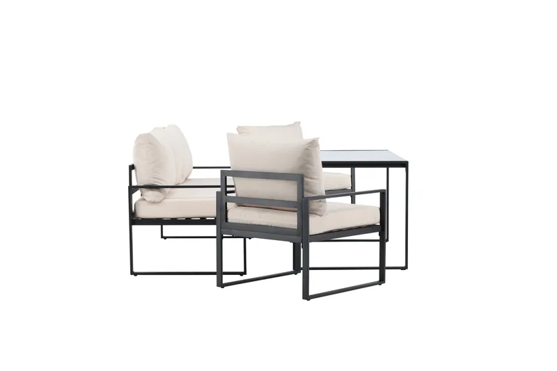 Catania Soffgrupp Utomhus 5-sits - Svart - Utemöbler & utemiljö - Utegrupp - Soffgrupp utomhus