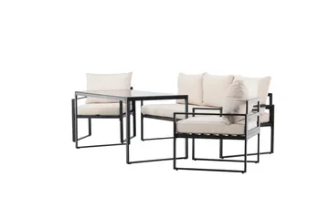 Catania Soffgrupp Utomhus 5-sits - Svart - Utemöbler & utemiljö - Utegrupp - Soffgrupp utomhus