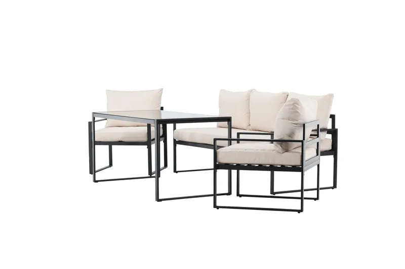 Catania Soffgrupp Utomhus 5-sits - Svart - Utemöbler & utemiljö - Utegrupp - Soffgrupp utomhus