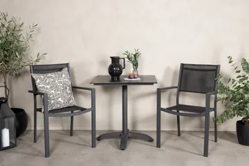 Colorado Cafégrupp + Copacabana 4 Utestolar - Svart - Utemöbler & utemiljö - Utegrupp - Cafegrupp & cafeset