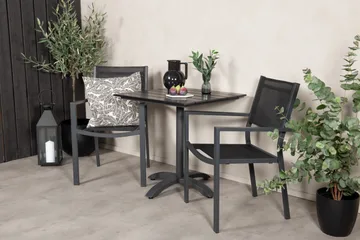 Colorado Cafégrupp + Copacabana 4 Utestolar - Svart - Utemöbler & utemiljö - Utegrupp - Cafegrupp & cafeset