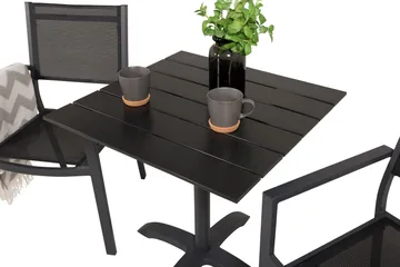 Colorado Cafégrupp + Copacabana 4 Utestolar - Svart - Utemöbler & utemiljö - Utegrupp - Cafegrupp & cafeset