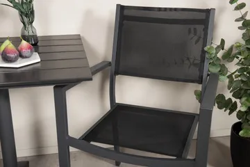 Colorado Cafégrupp + Copacabana 4 Utestolar - Svart - Utemöbler & utemiljö - Utegrupp - Cafegrupp & cafeset