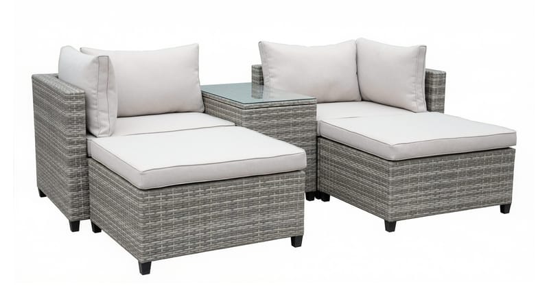 Dramilo Loungegrupp - Beige - Utemöbler & utemiljö - Utegrupp - Soffgrupp utomhus