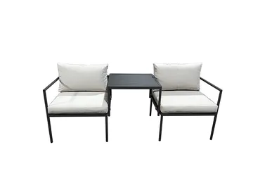 Duoset Hillerstorp Linnea - Svart - Utemöbler & utemiljö - Utegrupp - Cafegrupp & cafeset