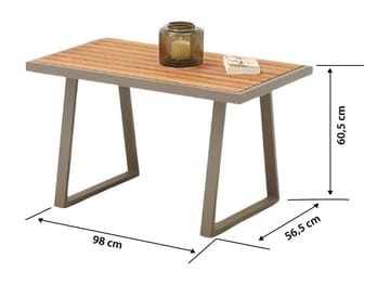 Estra Loungegrupp utomhus - Beige - Utemöbler & utemiljö - Utegrupp - Soffgrupp utomhus