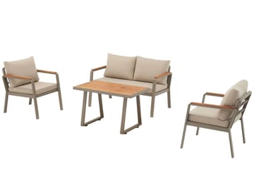 Estra Loungegrupp utomhus - Beige - Utemöbler & utemiljö - Utegrupp - Soffgrupp utomhus
