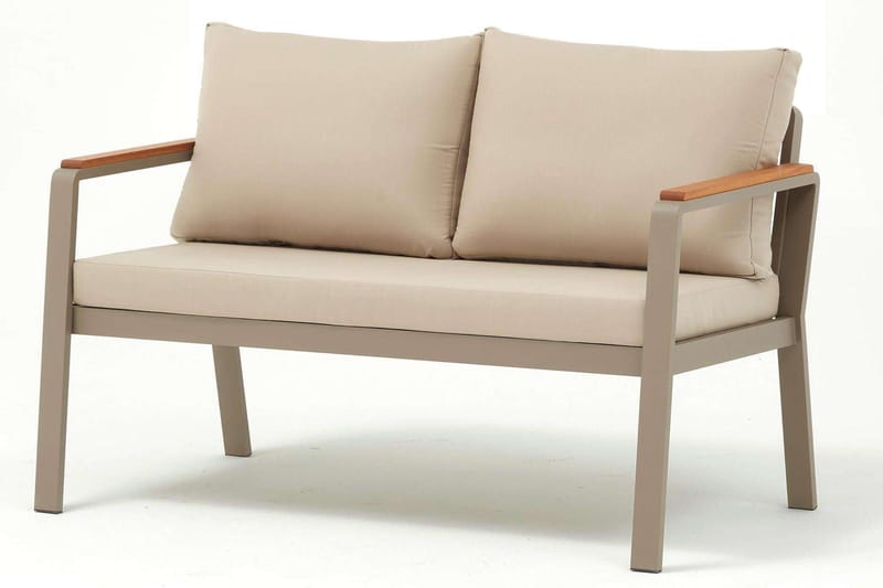 Estra Loungegrupp utomhus - Beige - Utemöbler & utemiljö - Utegrupp - Soffgrupp utomhus