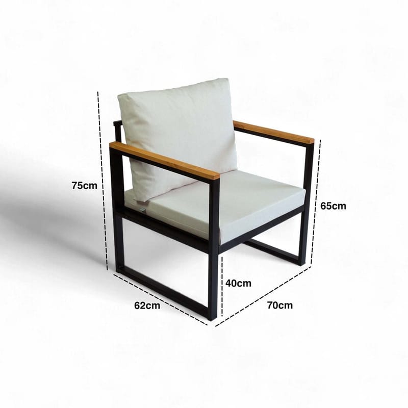 Feylan 2-sits Soffgrupp Utomhus - Beige - Utemöbler & utemiljö - Utegrupp - Soffgrupp utomhus