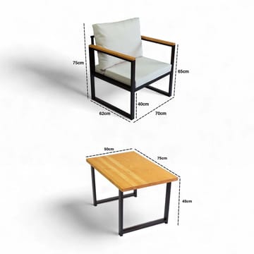 Feylan Soffgrupp Utomhus - Beige - Utemöbler & utemiljö - Utegrupp - Soffgrupp utomhus