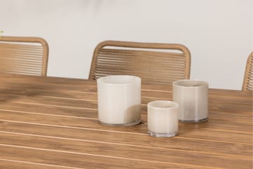 Garcia Matgrupp Utomhus + 6 Utestolar - Svart - Utemöbler & utemiljö - Utegrupp - Matgrupp utomhus