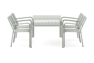 Gardeno Matgrupp Utomhus 150 cm med 4 Gardeno Stolar Grön - Comfort Garden - Utemöbler & utemiljö - Utegrupp - Matgrupp utomhus