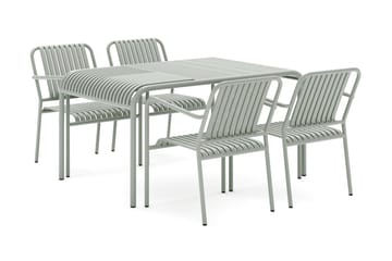 Gardeno Matgrupp Utomhus 150 cm med 4 Gardeno Stolar Grön - Comfort Garden - Utemöbler & utemiljö - Utegrupp - Matgrupp utomhus