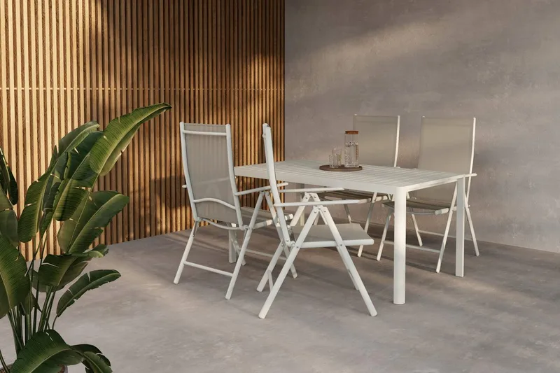 Giardini Matbord Utomhus 85x150 cm med 4 Break Karmstol