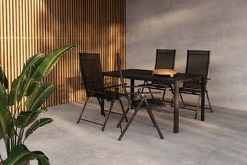 Giardini Matbord Utomhus 85x150 cm med 4 Levanzo Karmstol - Utemöbler & utemiljö - Utegrupp - Matgrupp utomhus