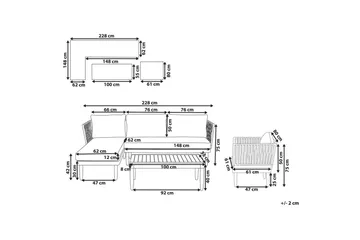 Hörnsoffa Cremona - Utemöbler & utemiljö - Utegrupp - Soffgrupp utomhus