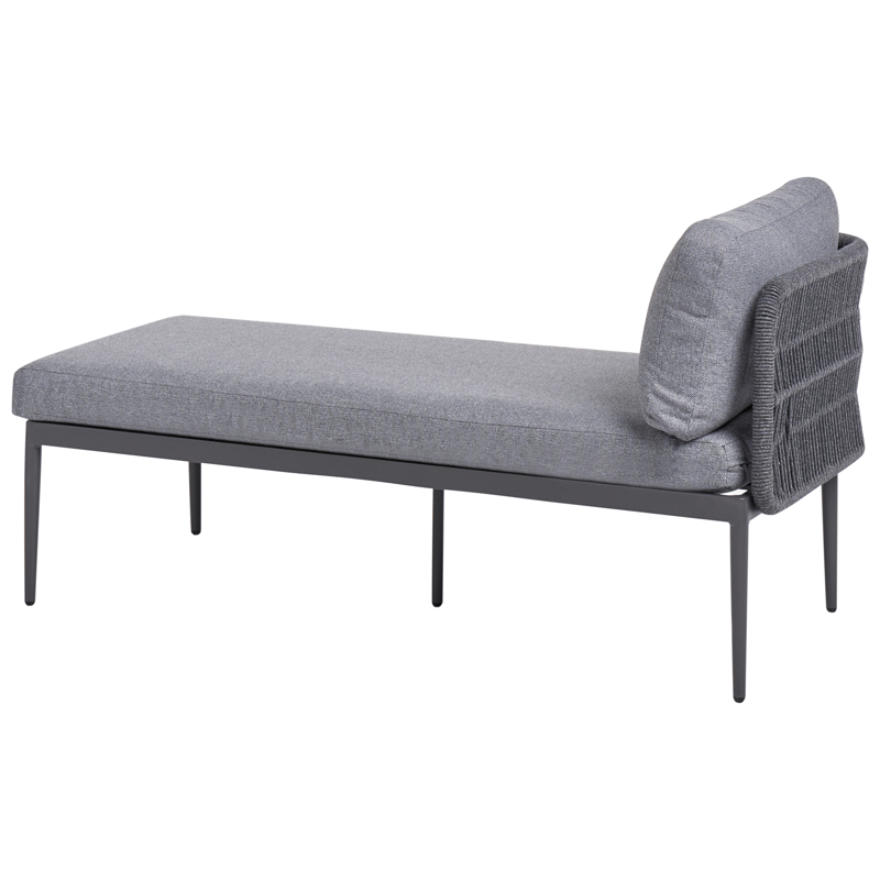 Hörnsoffa utomhus med Bord 3-Sits Leffe Högervänd - Grå - Utemöbler & utemiljö - Utegrupp - Soffgrupp utomhus