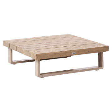 Hörnsoffa utomhus med Bord 5-Sits Mykonos Högervänd Akaciaträ - Beige/Brun - Utemöbler & utemiljö - Utegrupp - Soffgrupp utomhus