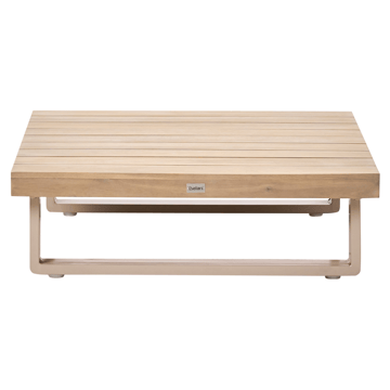 Hörnsoffa utomhus med Bord 5-Sits Mykonos Högervänd Akaciaträ - Beige/Brun - Utemöbler & utemiljö - Utegrupp - Soffgrupp utomhus