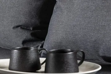 Hörnsoffset 4-sits Chania Utomhus - Svart - Utemöbler & utemiljö - Utegrupp - Soffgrupp utomhus