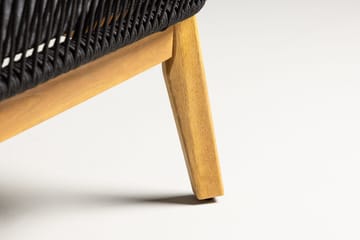 Hörnsoffset 4-sits Chania Utomhus - Svart - Utemöbler & utemiljö - Utegrupp - Soffgrupp utomhus