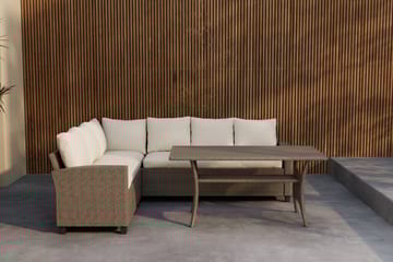 Hörnsoffset 6-sits Brentwood Utomhus - Beige - Utemöbler & utemiljö - Utegrupp - Soffgrupp utomhus