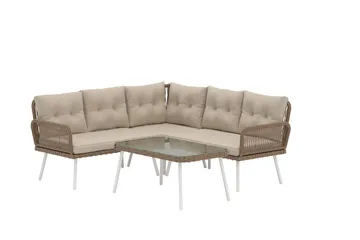 Hörnsoffset Ibiza Utomhus - Beige - Utemöbler & utemiljö - Utegrupp - Soffgrupp utomhus