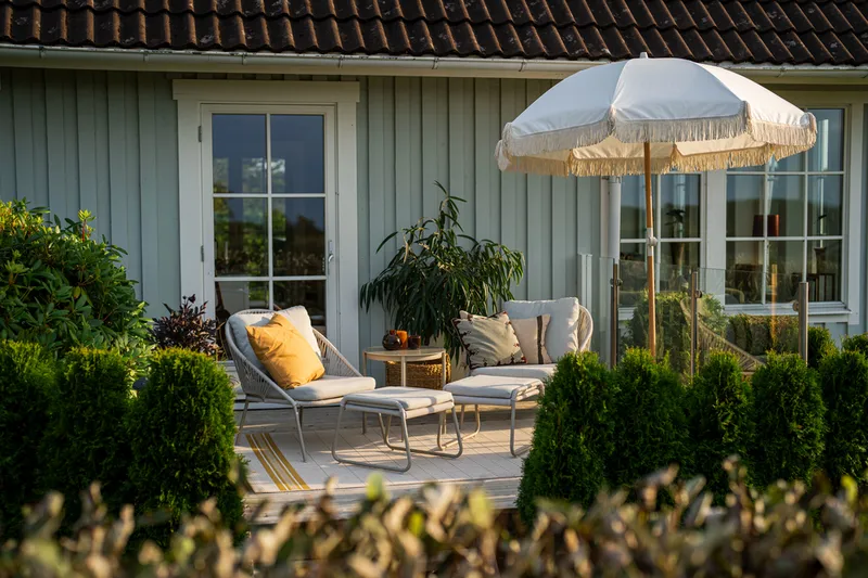 Hillerstorp Holmsund Loungegrupp - Beige - Utemöbler & utemiljö - Utegrupp - Cafegrupp & cafeset
